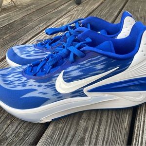 NIKE Air Zoom GT Cut 2 Royal Blue White Basketball Shoes Mens Size 15 DX6650-400